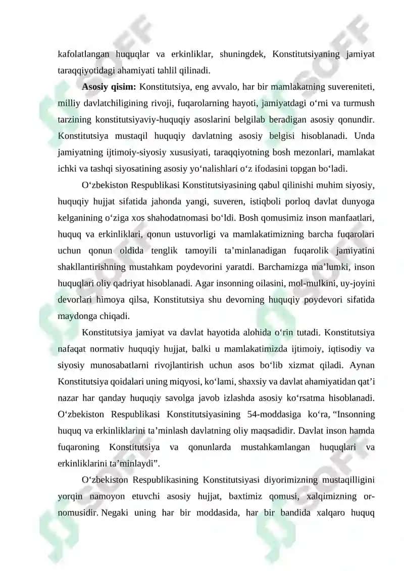 KONSTITUTSIYA - ERKIN VA FAROVON HAYOT GAROVI 2