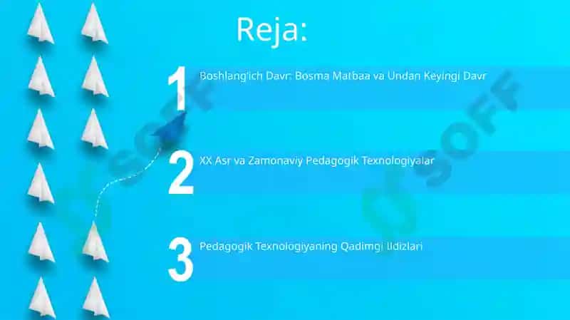 Pedagogik texnologiyaning kelib chiqish tarixi 2