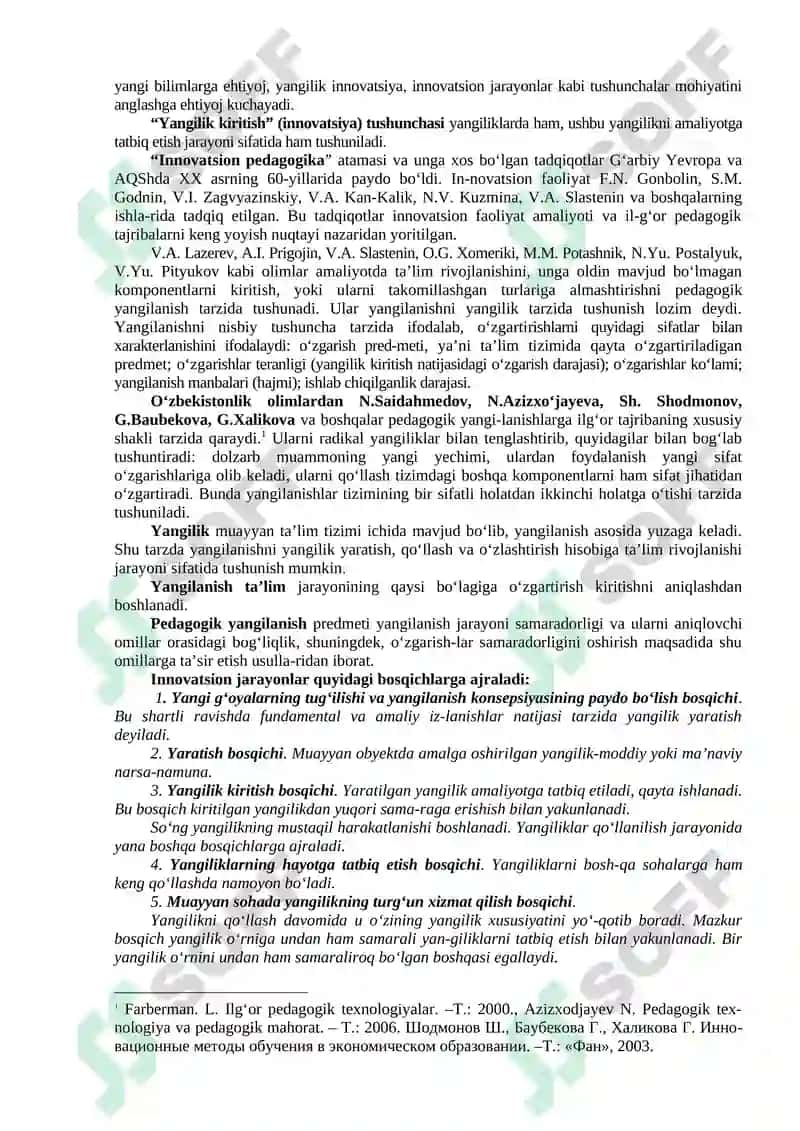 O`qituchining innoatsion faoliyati 2