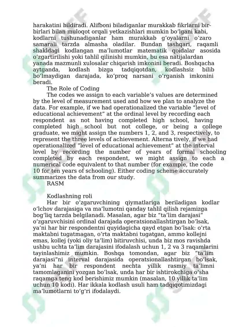 Ma’lumotlarni Kodlash va Tadqiqotni Hujjatlashtirishda Qo‘llaniladigan Asosiy Vositalar 2