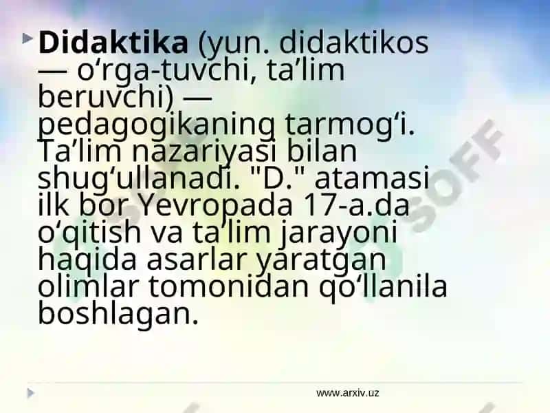 Didaktika 2