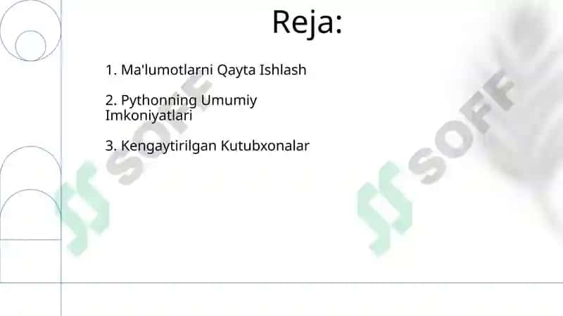 Funksiyalar va Modullar 2