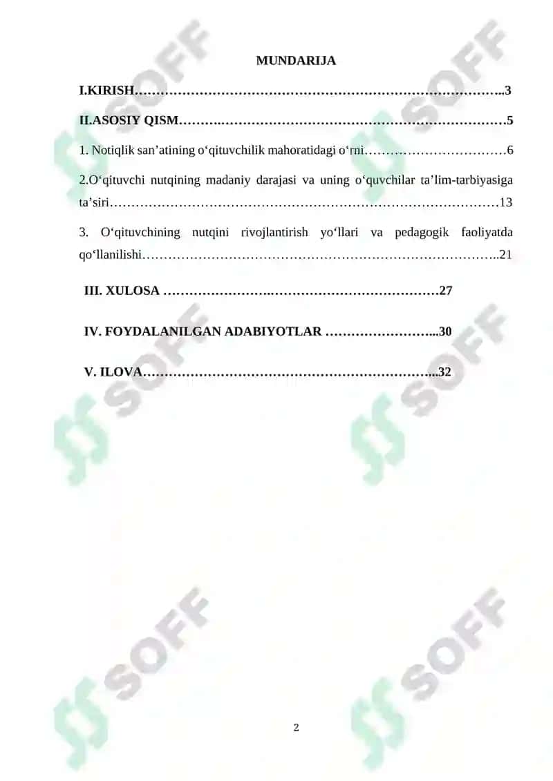 O’QITUVCHINING NUTQ MADANIYATI VA NOTIQLIK SAN’ATI 2