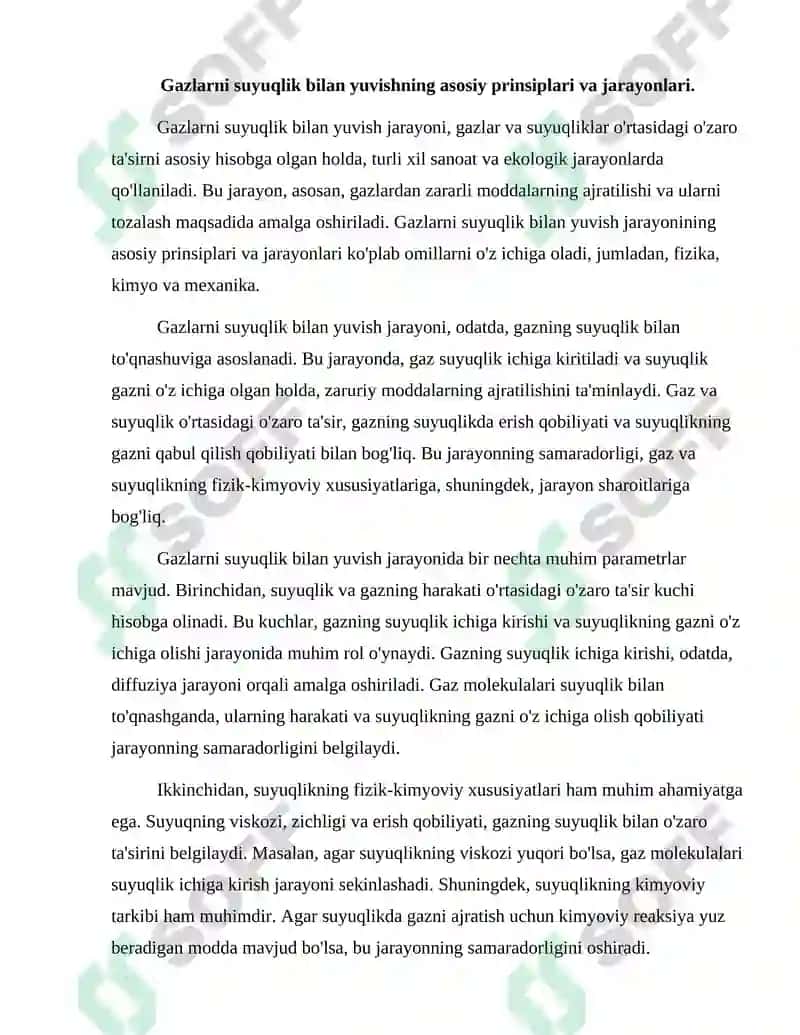 Gazlarni suyuqlik bilan yuvib tozalash 2