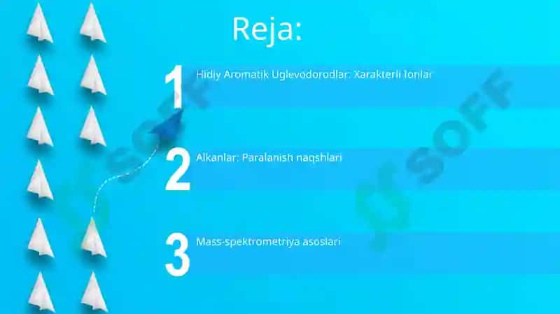 Aromatik Uglevodorodlar: Xarakterli Ionlar 2