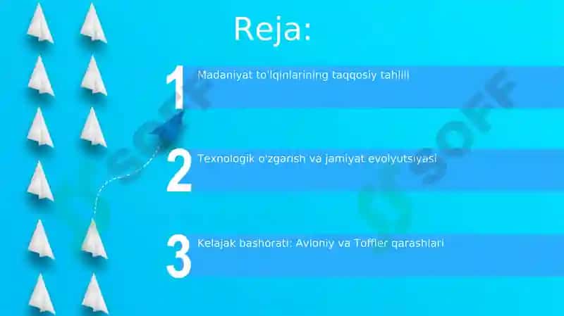 Avloniyning “Madaniyat to‘lqinlari” maqolasi, Tofflerning "Uchinchi to‘lqin" asari qiyosiy tahlili 2