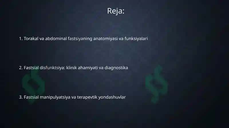 Ko'krak vaqorin fassiyalari va ularning klinikahamiyati 2