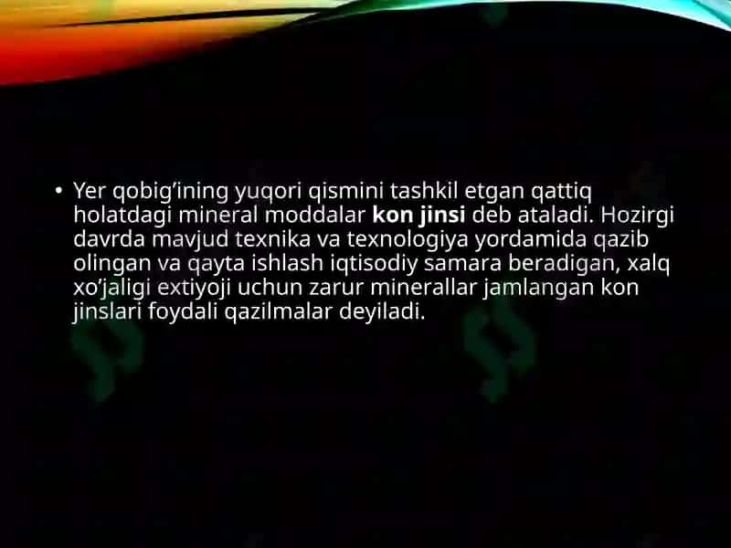 Metallurgiyada qo‘llaniladigan xom ashyo materiallari 2
