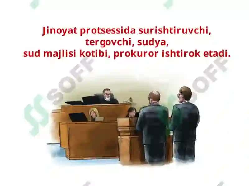 Jinoyat protsessi ishtirokchilari 2