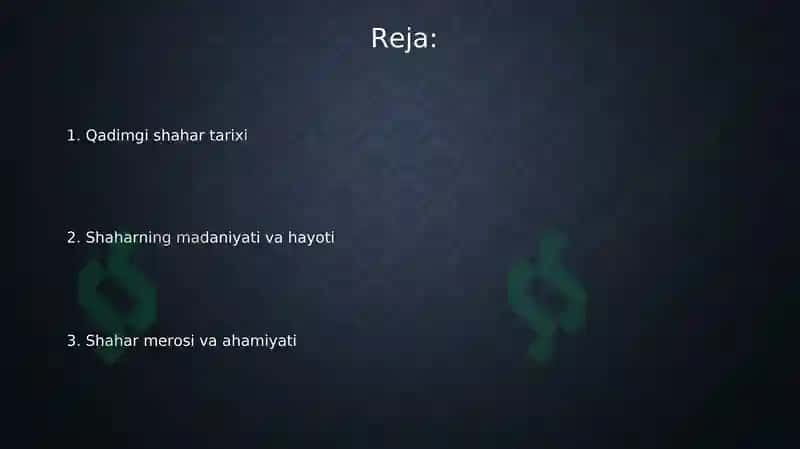 Qadimiy shahar 2