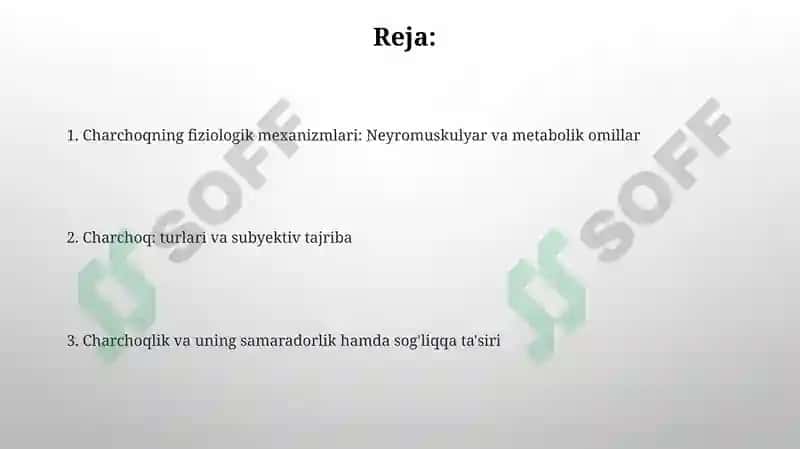 Charchoqlik va sog'lik 2