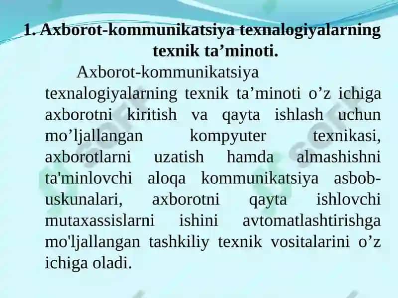 Iqtisodiyotda information-kommunikatsion texnologiyasi 2