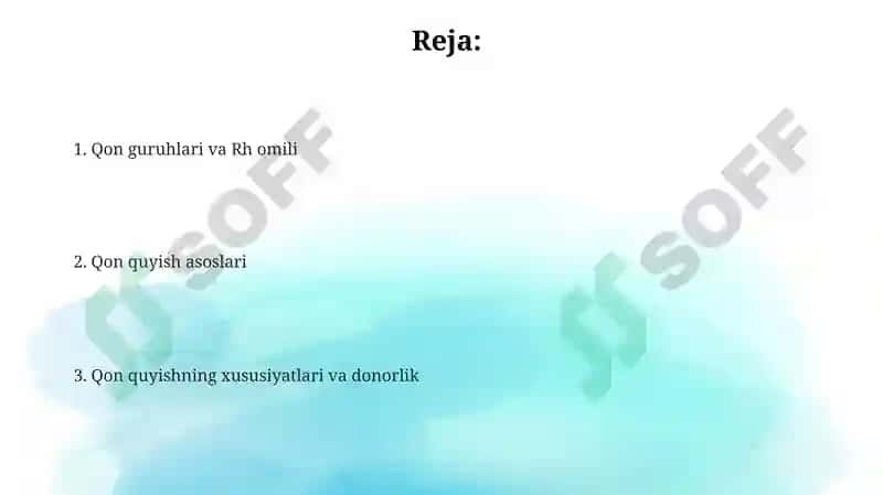 Qon guruhlari va Rh omili 2