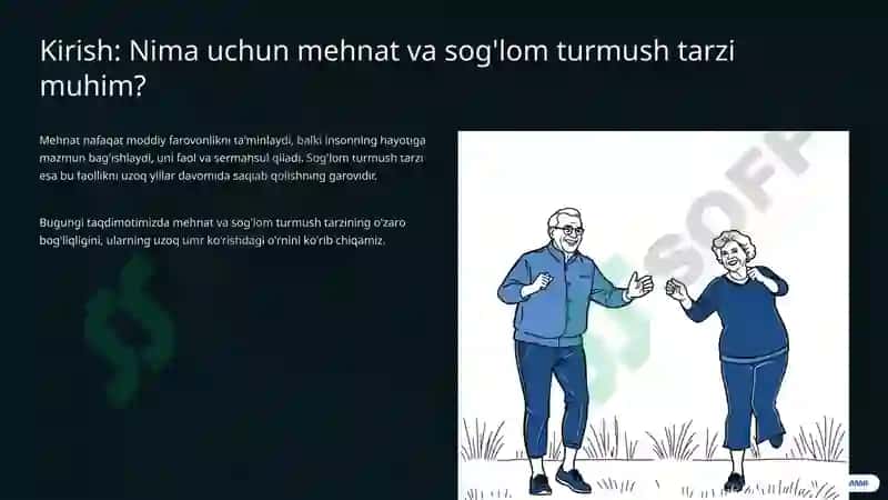 Mehnat Uzoq Umr Ko'rishning Asosi Sog'lom Turmush Tarzi Sirlari 2