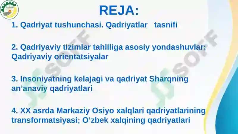 Qadriyatlar Falsafasi (Aksiologiya) 2