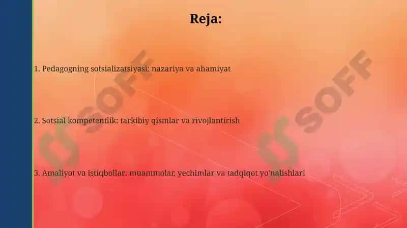 Tarbiyachish axsidaijtimoiylashtirishga oid kasbiy kompententlikni rivojlantirish 2