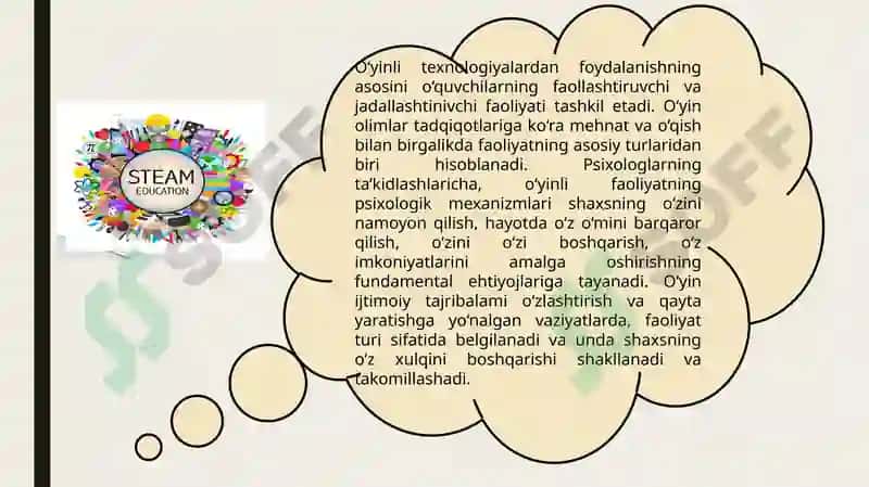 O’yinli tехnоlоgiyalаr аsоsidа tаrbiya fаnini o’qitish. Tаrbiya fаnini o’qitishdа tаrbiya tехnоlоgiyalаrilаrining o’rni 2
