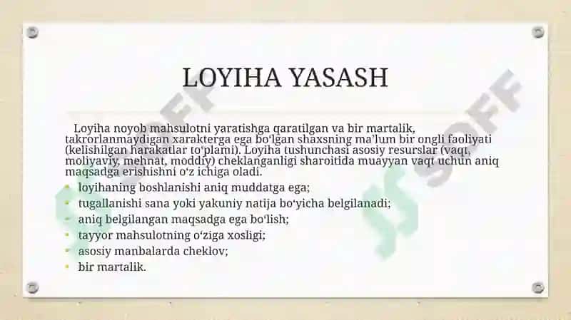 Loyiha.Loyiha tavsifi 2