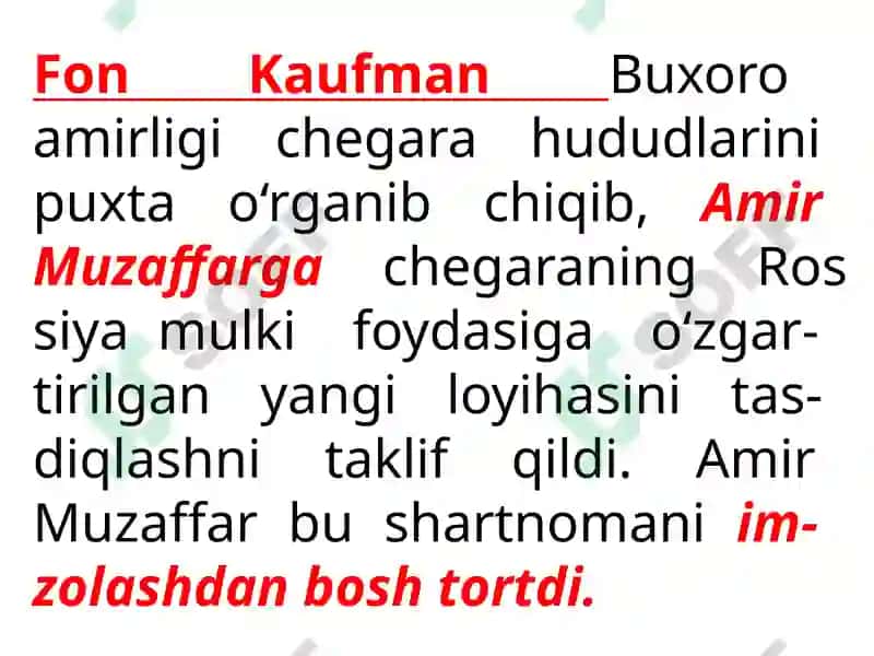BUXORO AMIRLIGI USTIDAN ROSSIYA IMPERIYASIPROTEKTORATINING 2