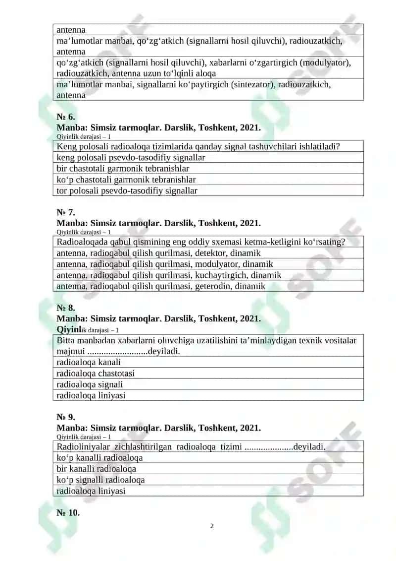 Simsiz tarmoqlar 2
