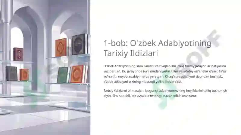 O'zlashgan adabiy janrlar poetikasi 2