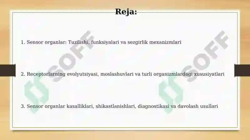 Sezgi organlari tomonidan tashqi signallarni qabul qilish 2