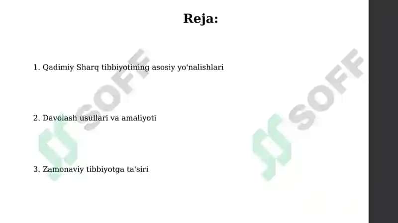 Qadimgi sharq mamlakatlarida davolash usullari 2
