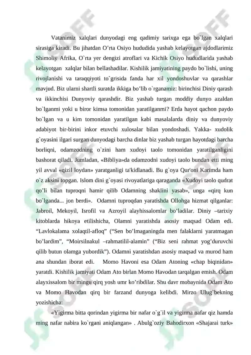 Oʻrta Osiyoning ibtidoiy davri tarixiga oid adabiyotlar 2