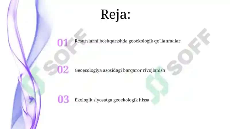 Geoekologiya fanining amaliy ahamiyatini tahlil qilish 2