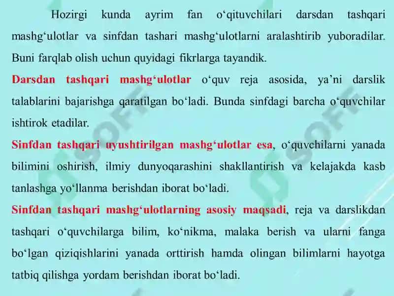 INFORMATIKA VA AT FANIDAN DARSDAN TASHQARI MASHG‘ULOTLARNI TASHKIL ETISH VA О‘TKAZISH METODIKASI 2