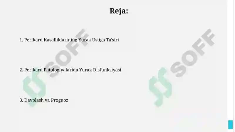 Perikard patologiyasida yurak funksiyasining buzilishlari 2