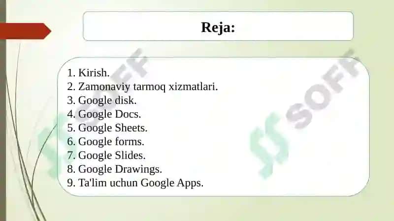 Google xizmatlari 2