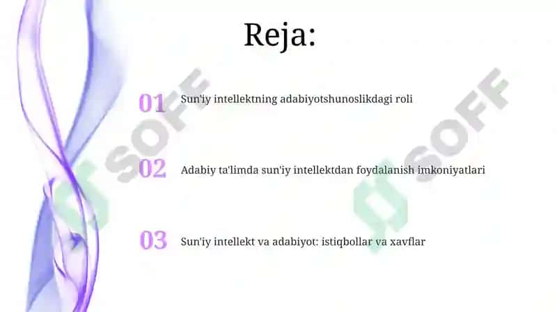 Sun'iy Intellekt va Adabiyot 2