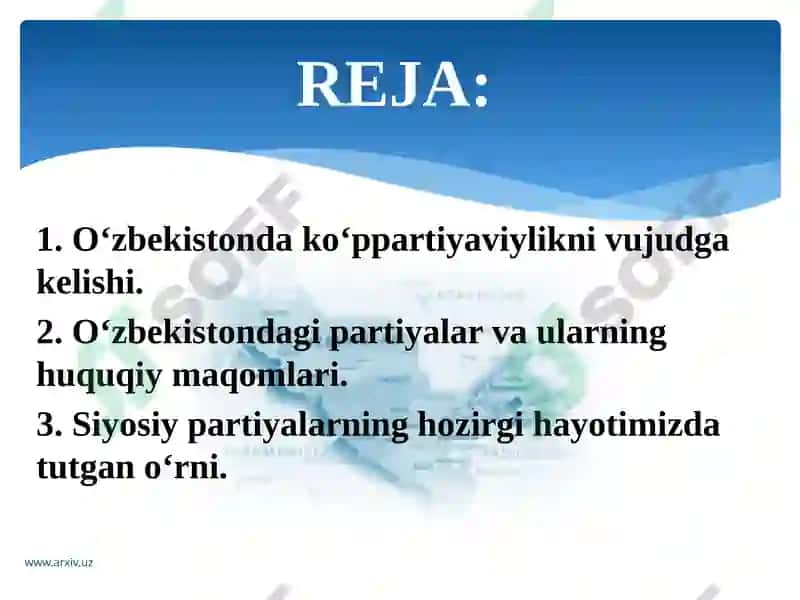 O'zbekistonda Siyosiy Partiyalar Xaqida 2
