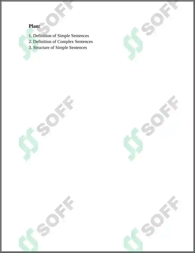 SIMPLE AND COMPLEX SENTENCES 2