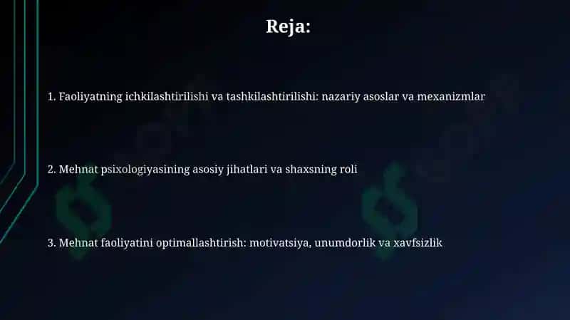 Faoliyatning interiorizatsiyasi va eksteriorizatsiyasi 2