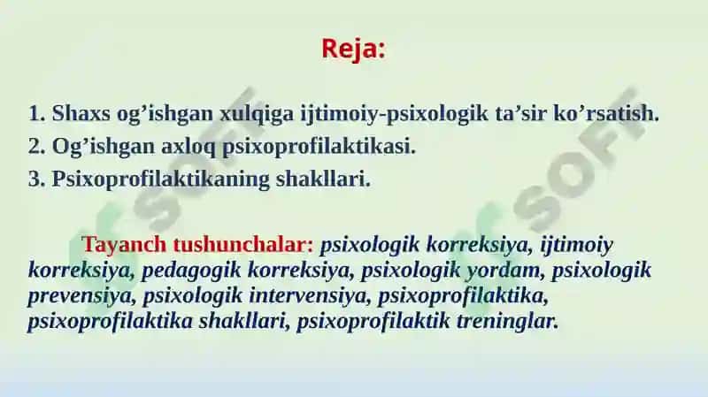 Xulqiog’ishgan bolalar psixologiyasi 2