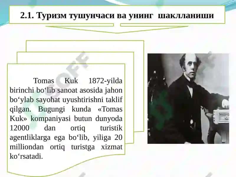 Turizm tushunchasi va uning shakllanişi 2