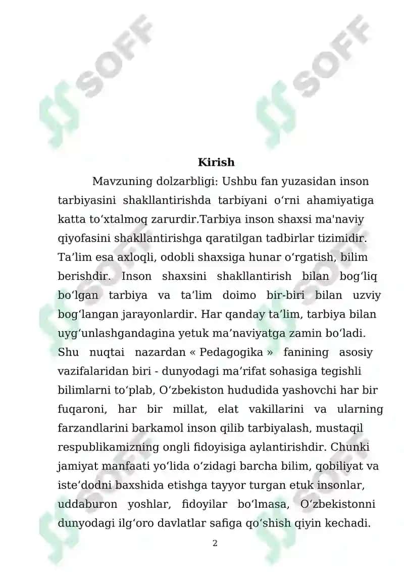 Shaxs tarbiyasida Amir Temur oʻgitlaridan faydalanish 2
