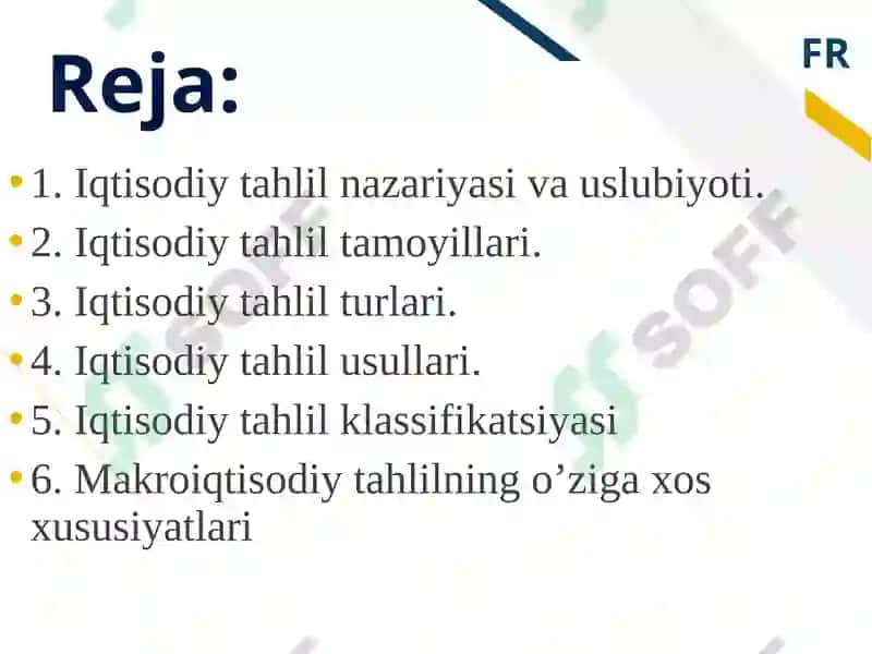 Makroiqtisodiy tahlilning uslubiyati va usullari 2
