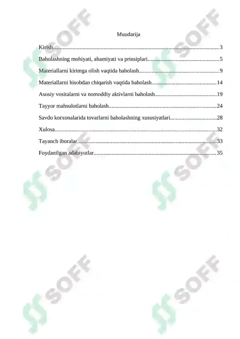 Buxgalteriya hisobida aktivlar va majburiyatlarni baholash 2
