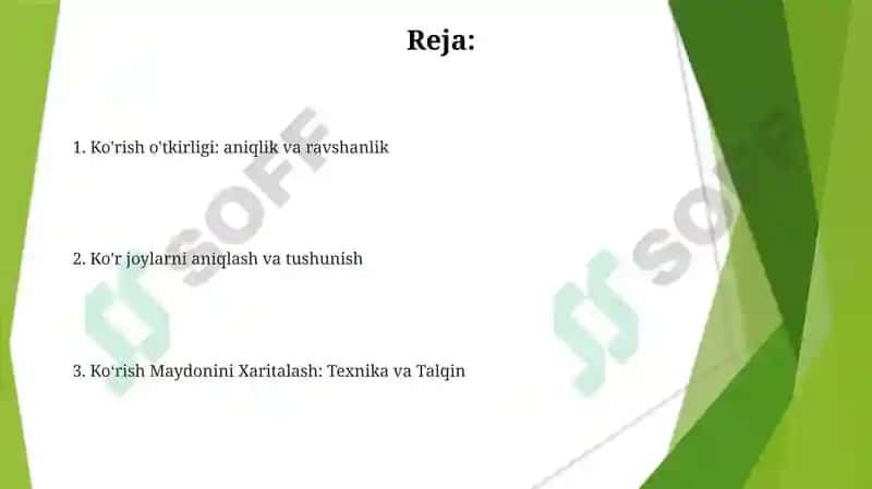 Ko'rish maydonini aniqlash 2