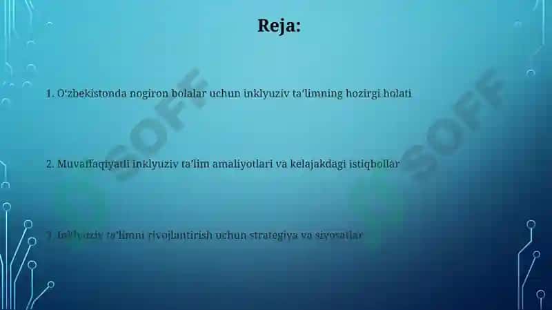 Inklyuziv taʼlim Abdumurodova Sevinch 2