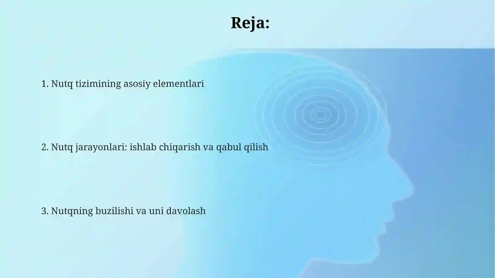 Nutq sistemasi haqida umumiy tushuncha 2