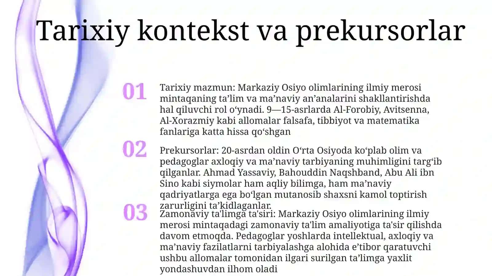 Yuksak Ma'Naviyatli Yoshlarni Tarbiyalashda O'Rta Osiyo AllomalariningIlmiyMerosi 2