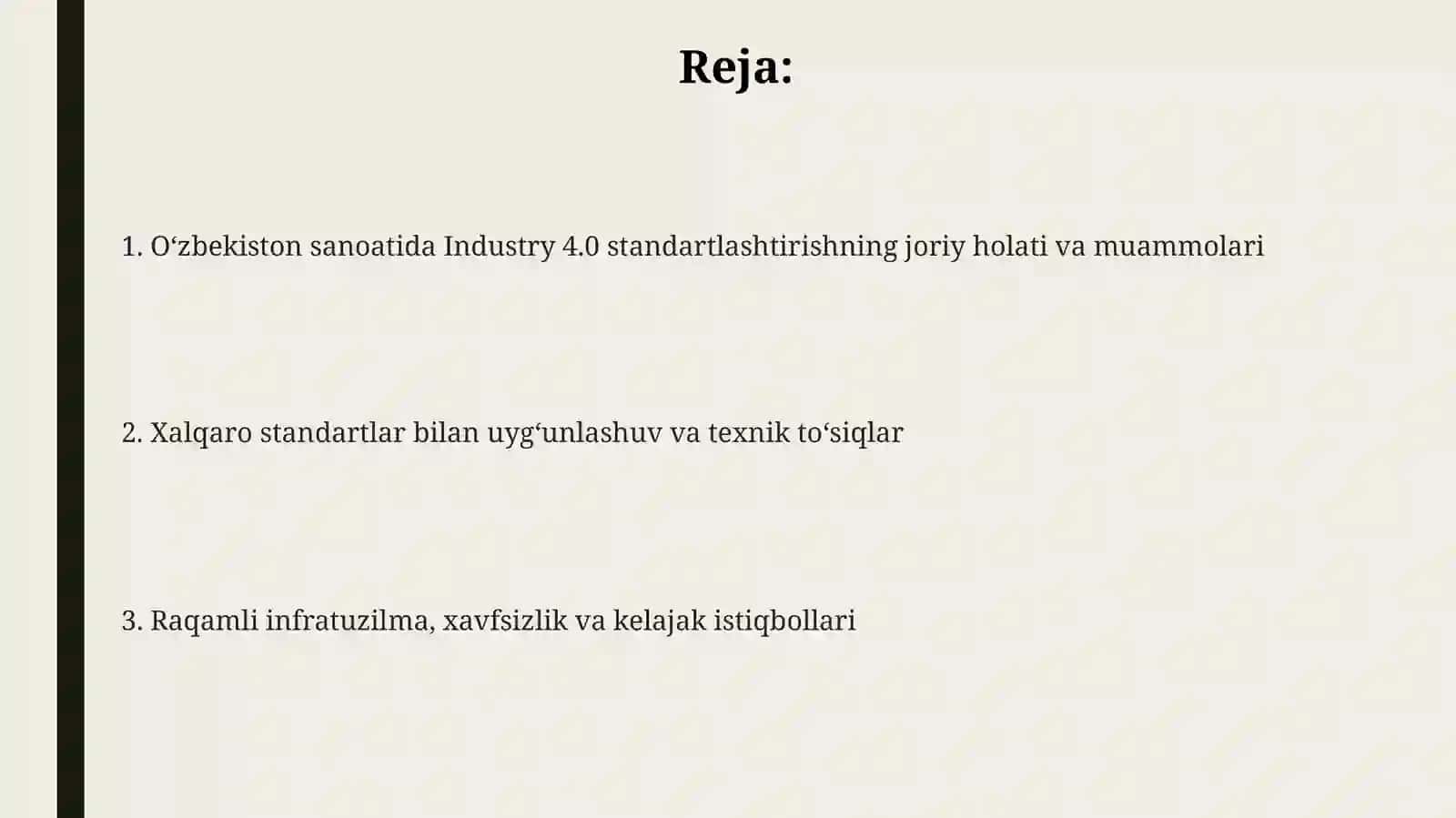 O'zbekistonda Industry 4.0 Standartlashtirish Muammolari 2