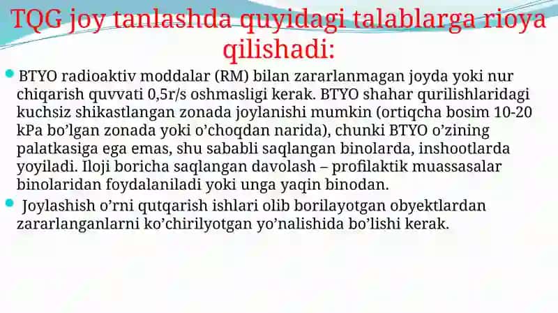 SHIKASTLANISH O’CHOQLARIDA DASTLABKI SHIFOKOR YORDAMINI TASHKIL QILISH 2