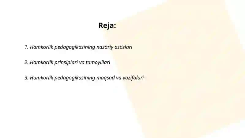 Hamkorlik pedagogikasining kontseptual gʻoyalari 2