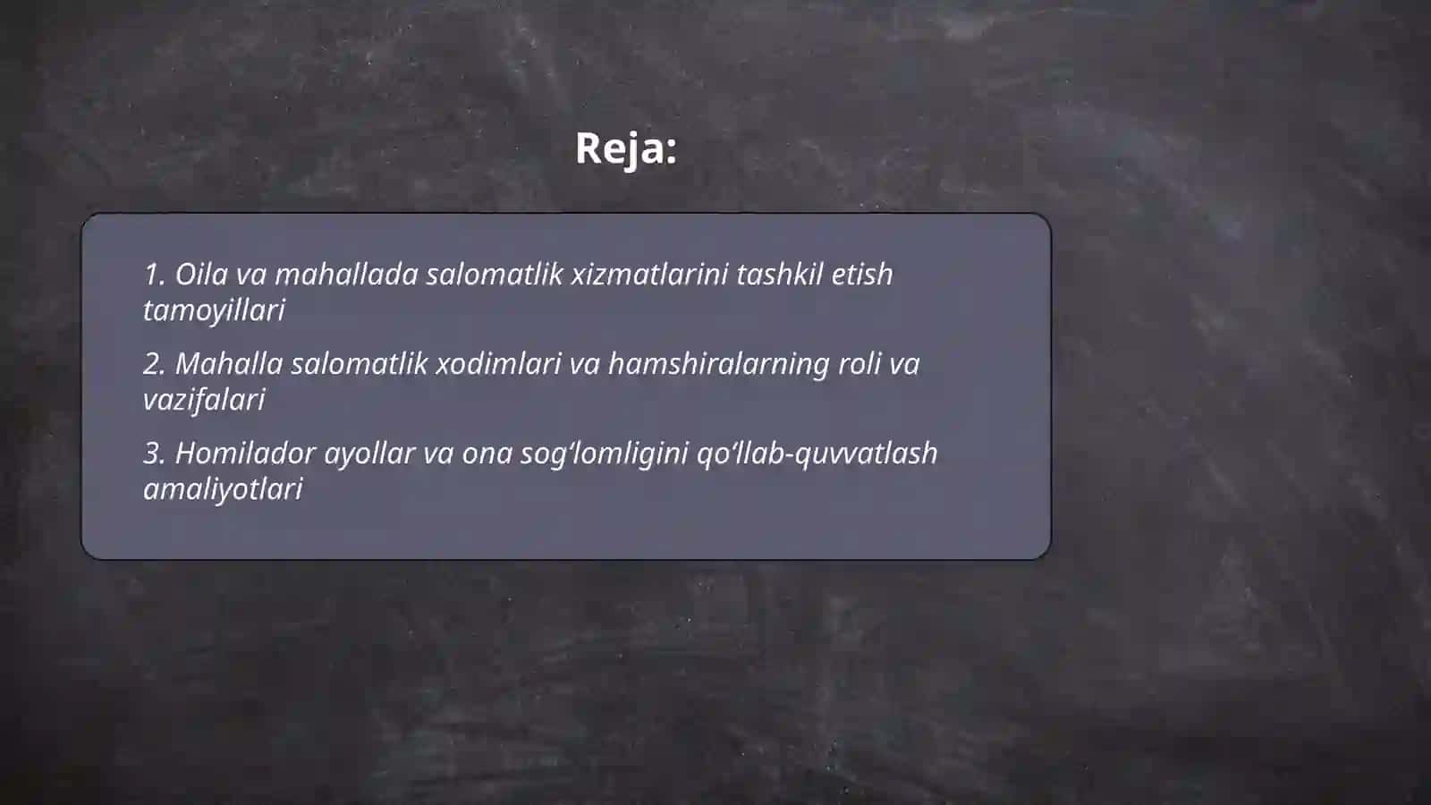 YUNISEF "Oila va mahallada salomatlik amaliyotini takomillashtirish boʻyicha qoʻllanma" 2