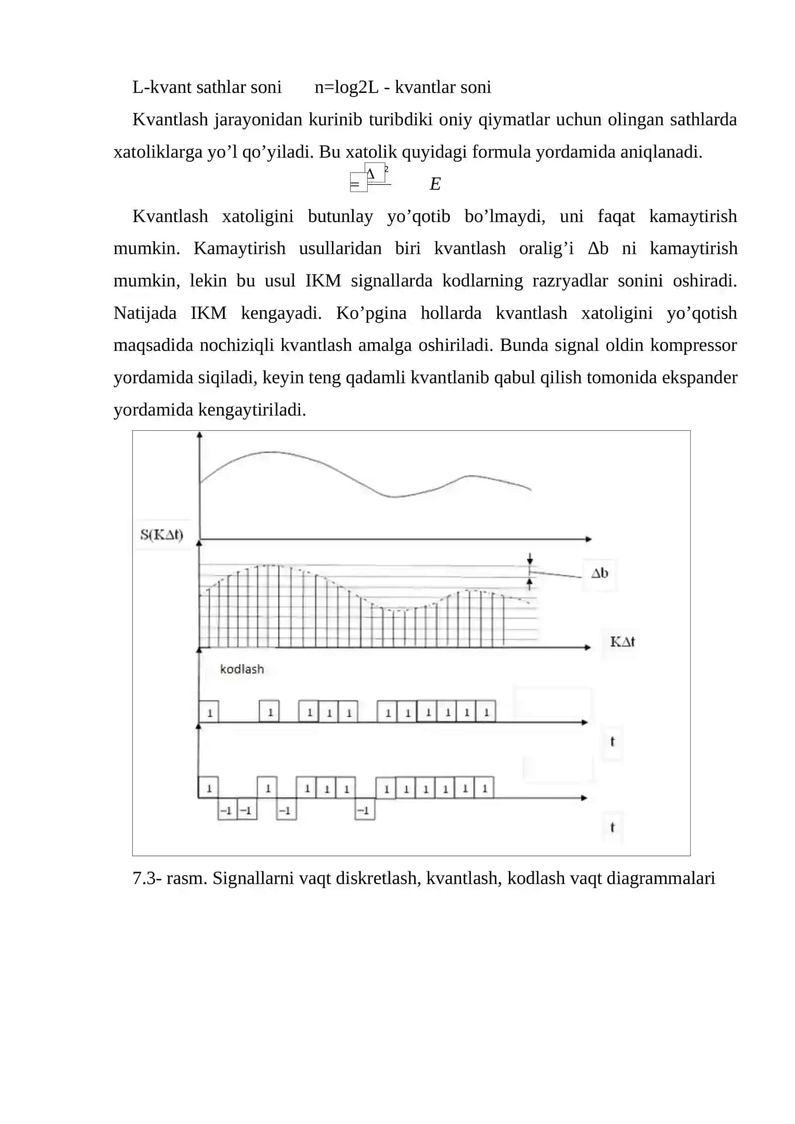 Signallarni raqamli holda uzatish tizimining strukturaviy sxemasi 2